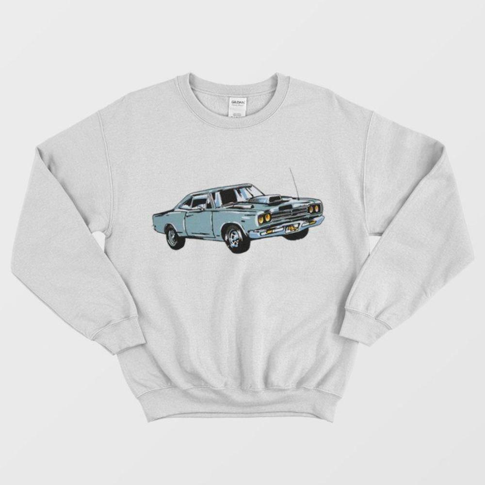 Brandy Melville Aleena Motor Show 1984 Retro Graphic Streetwear Sweatshirt